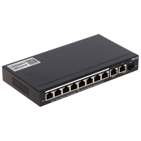 SWITCH POE RG-ES210GS-P 8-PORTOWY + 2X UPLINK + 1X SFP REYEE