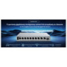 SWITCH POE RG-ES211GS-P 8-PORTOWY + 2X UPLINK + 1X SFP REYEE