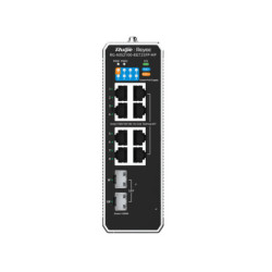 SWITCH PRZEMYSŁOWY POE RG-NIS2100-8GT2SFP-HP 8-PORTOWY + 2X SFP REYEE
