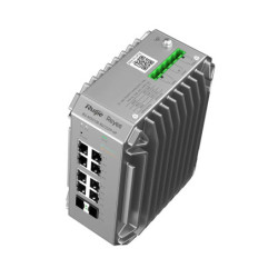 SWITCH PRZEMYSŁOWY POE RG-NIS3100-8GT2SFP-HP 8-PORTOWY + 2X SFP REYEE