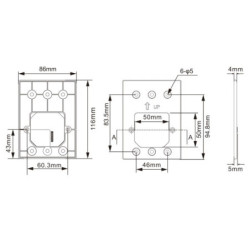 UCHWYT RG-AP180-MNT*P10 ZESTAW 10 SZT. REYEE
