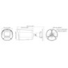 KAMERA IP HC25CB8R1-V - 8Mpx 2.8mm HONEYWELL