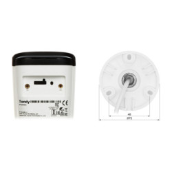 KAMERA IP TC-C32WS 3ERA-28 Color Maker / Lite Series 2Mpx 2.8mm TIANDY