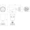 KAMERA IP TC-C344S 2ETA-4 Color Maker / SK Series - 4Mpx 4mm TIANDY