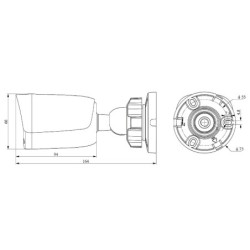 KAMERA IP TC-C34QN 2ENA-4 Spark Series 4Mpx 4mm TIANDY