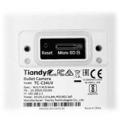 KAMERA IP TC-C34UV SPEC:W/E/Y/M/S/4MM Color Maker - 4Mpx 4mm TIANDY
