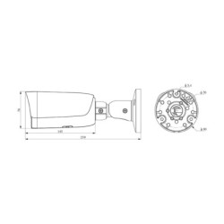 KAMERA IP TC-C35US 3LHA-27135 Color Maker Lite Series - 5Mpx 2.7... 13.5mm TIANDY