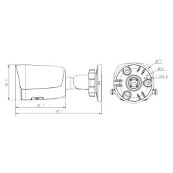 KAMERA IP TC-C35WQ SPEC:I5W/E/Y/2.8MM/V4.2 - 5Mpx 2.8TIANDY