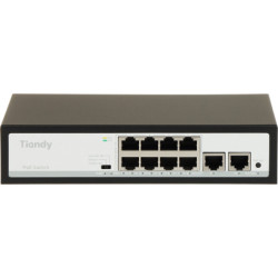SWITCH POE TC-P3S010 SPEC:F/0820/AT/90 8-PORTOWY + 2X UPLINK TIANDY