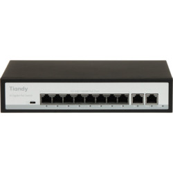 SWITCH POE TC-P3S010 SPEC:G/0820/AT/110 8-PORTOWY + 2X UPLINK TIANDY