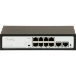 SWITCH POE TC-P3S010 SPEC:H/0820/AT/90 8-PORTOWY + 2X UPLINK TIANDY