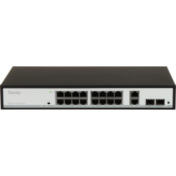SWITCH POE TC-P3S020 SPEC:G/1622/AT/180 16-PORTOWY + 2X UPLINK + 2X SFP TIANDY