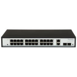 SWITCH POE TC-P3S028 SPEC:G/2422/AT/280 24-PORTOWY + 2X UPLINK + 2X SFP TIANDY