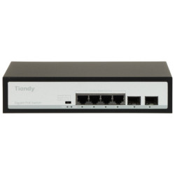 SWITCH POE TC-P3S06 SPEC:H/0402/AT/60 4-PORTOWY + 2X SFP TIANDY