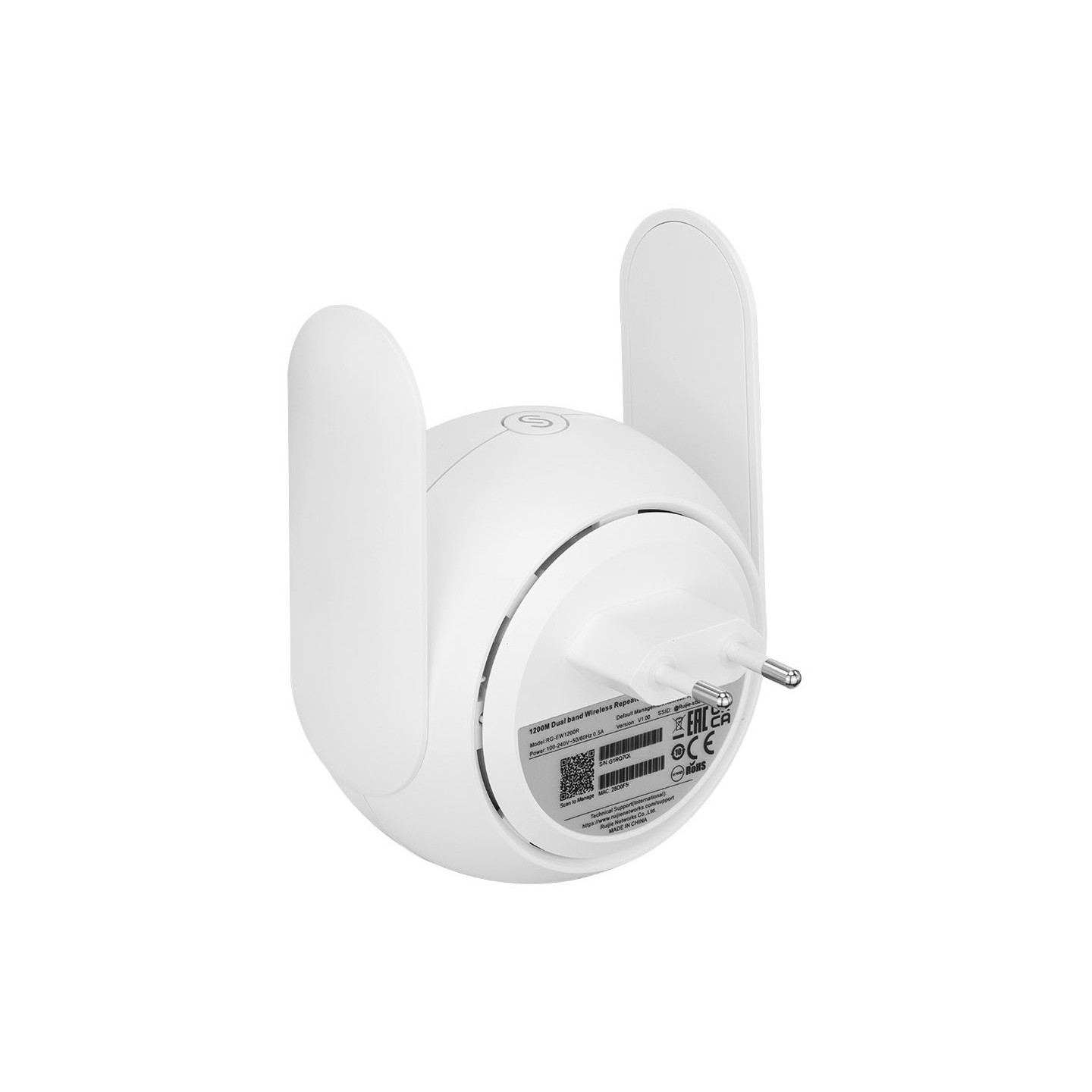 UNIWERSALNY WZMACNIACZ SIECI BEZPRZEWODOWEJ RG-EW1200R 2.4GHz, 5GHz REYEE