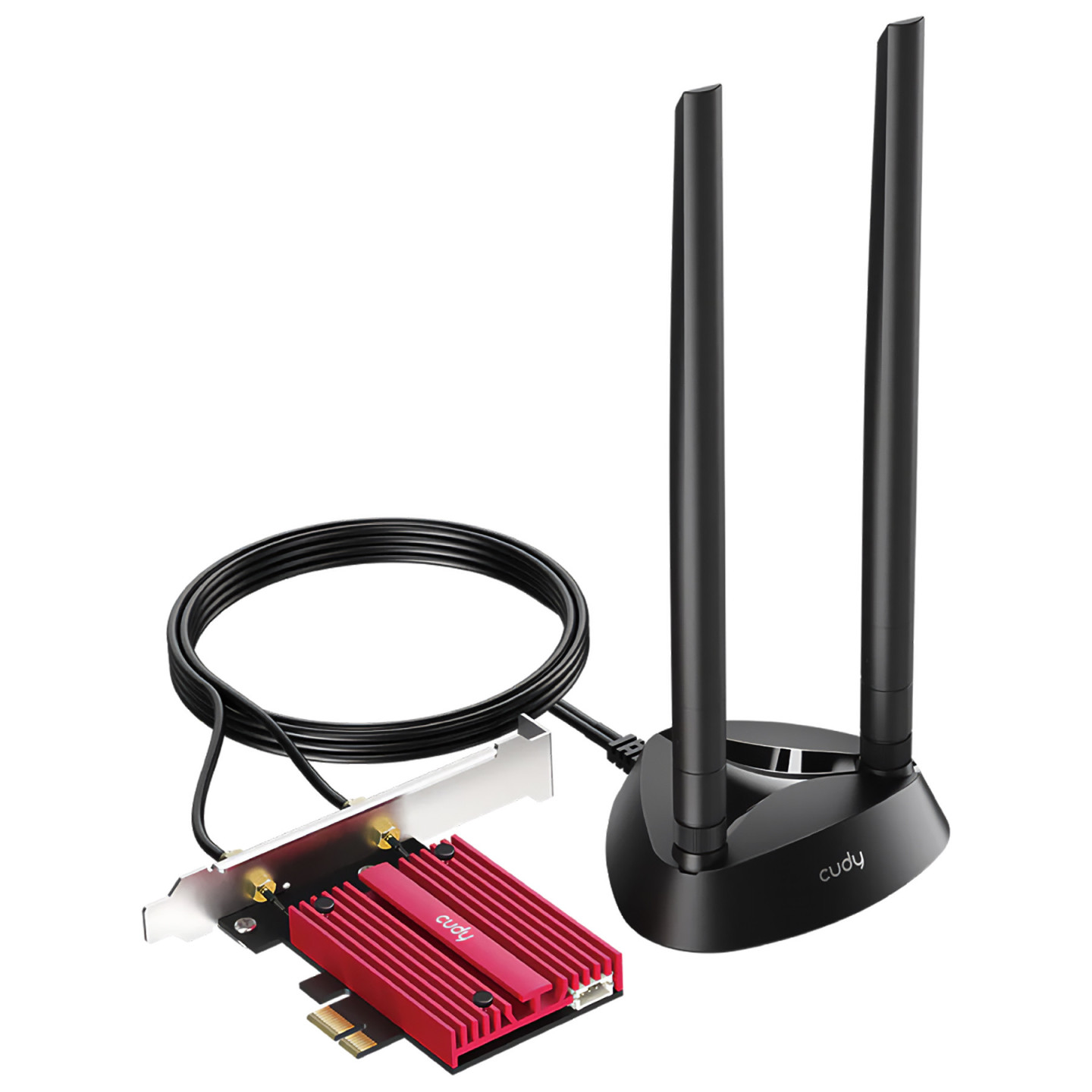 KARTA SIECIOWA WI-FI 6E PCIE WE4000 Bluetooth 5.3 2.4 GHz, 5 GHz, 6 GHz 574 Mb/s + 2402 Mb/s + 2402 Mb/s