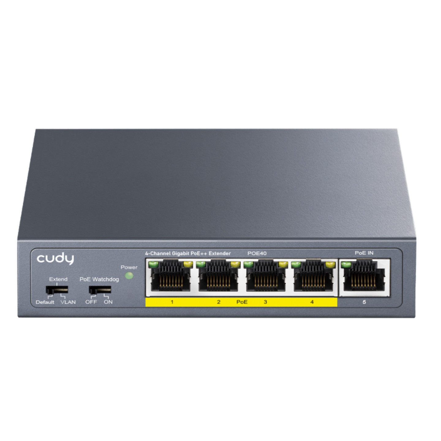 SWITCH POE / EXTENDER POE40 4-PORTOWY