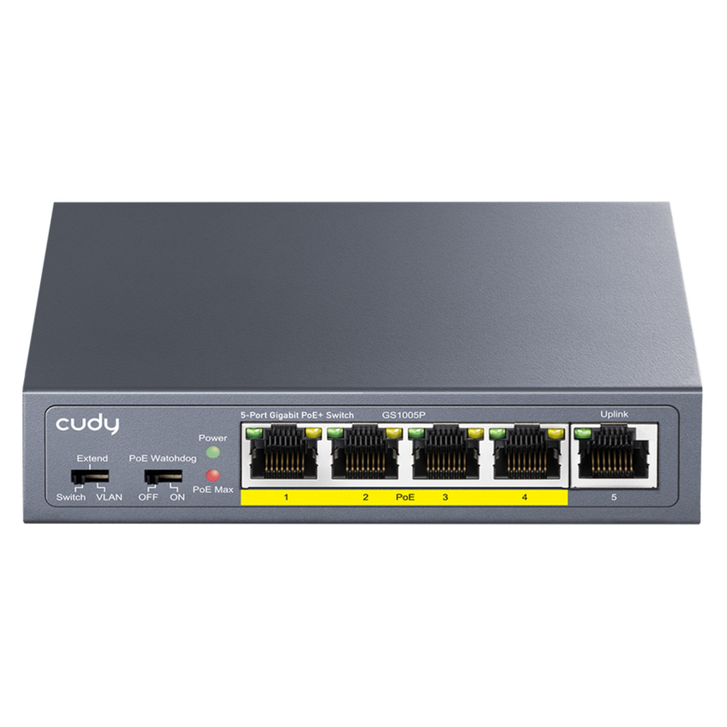 SWITCH POE GS1005P 4-PORTOWY