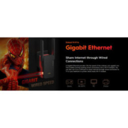 UNIWERSALNY WZMACNIACZ SIECI BEZPRZEWODOWEJ RE3000 Wi-Fi 6 2.4 GHz, 5 GHz