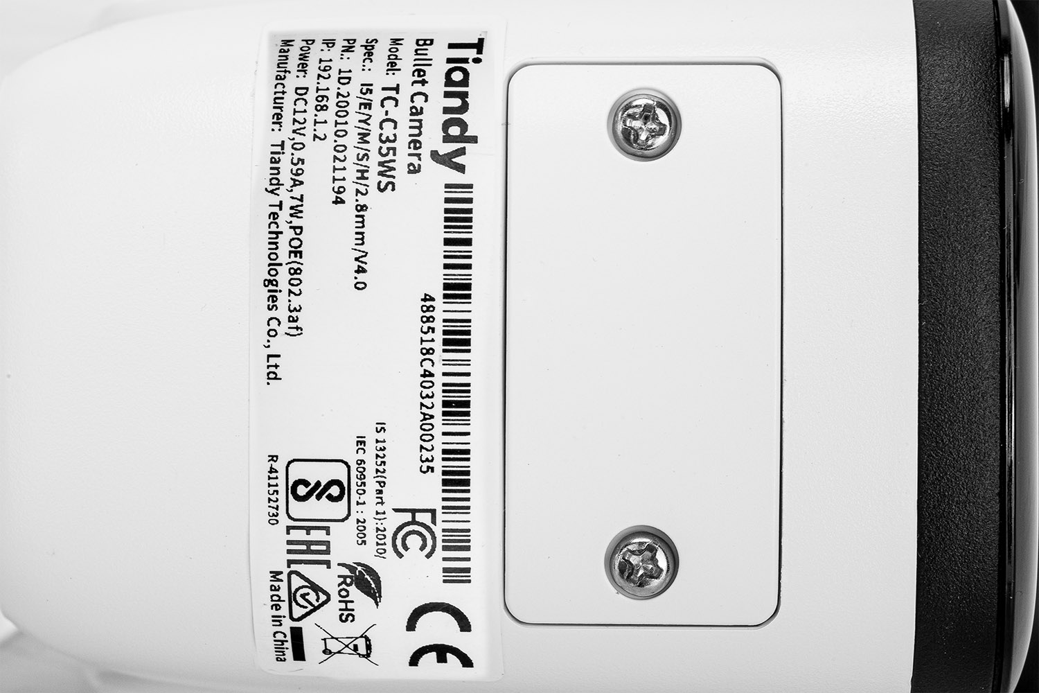 KAMERA IP TC-C35WS SPEC:I5/E/Y/M/S/H/2.8MM/V4.0 5 Mpx 2.8 mm TIANDY - obrazek 5