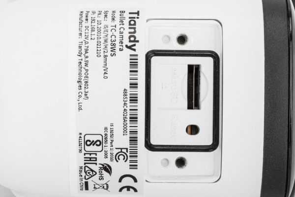 KAMERA IP TC-C38WS SPEC:I5/E/Y/M/H/2.8MM/V4.0 - 8 Mpx 4K UHD 2.8 mm TIANDY - obrazek 7