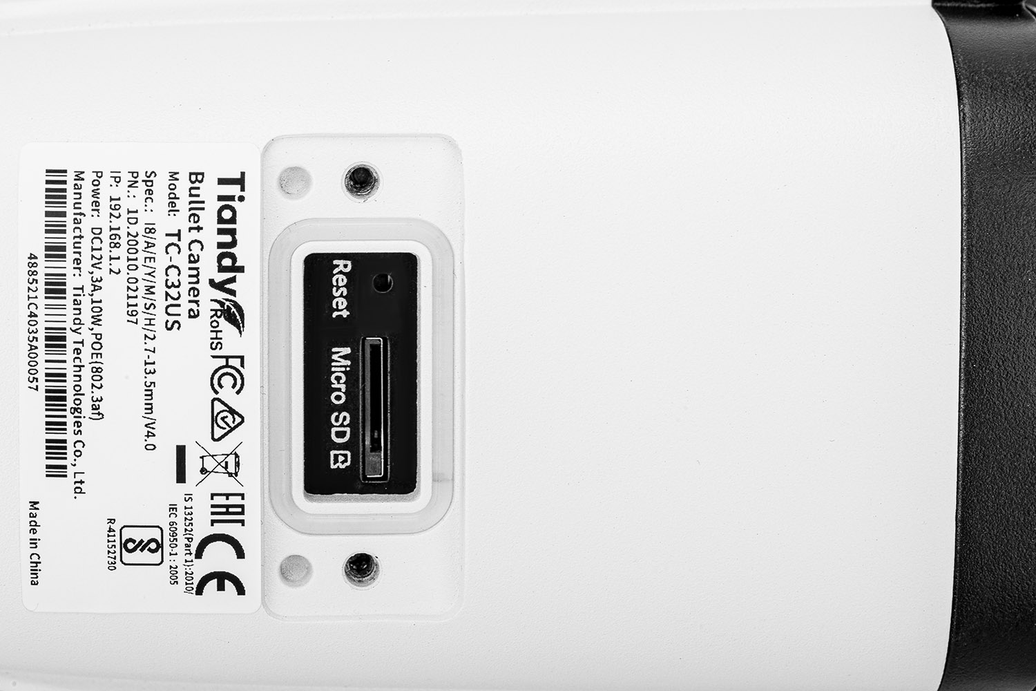 KAMERA IP TC-C32US SPEC:I8/A/E/Y/M/S/H/2.7-13.5MM/V4.0 -   1080p 2.7 ... 13.5 mm -   Motozoom TIANDY - obrazek 6