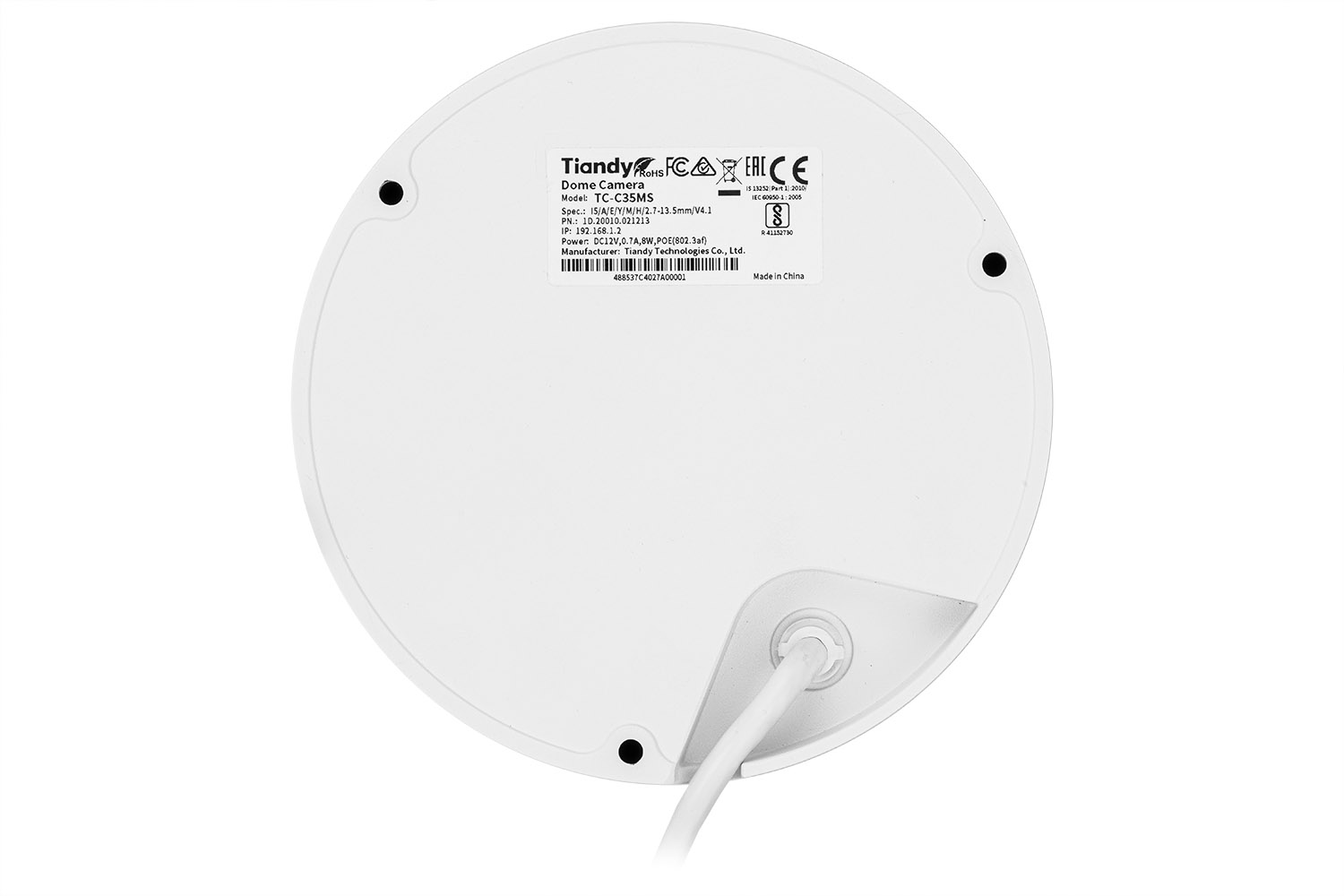 KAMERA WANDALOODPORNA IP TC-C35MS SPEC:I5/A/E/Y/M/H/2.7-13.5MM/V4.1 - 5 Mpx 2.7 ... 13.5 mm TIANDY - obrazek 5