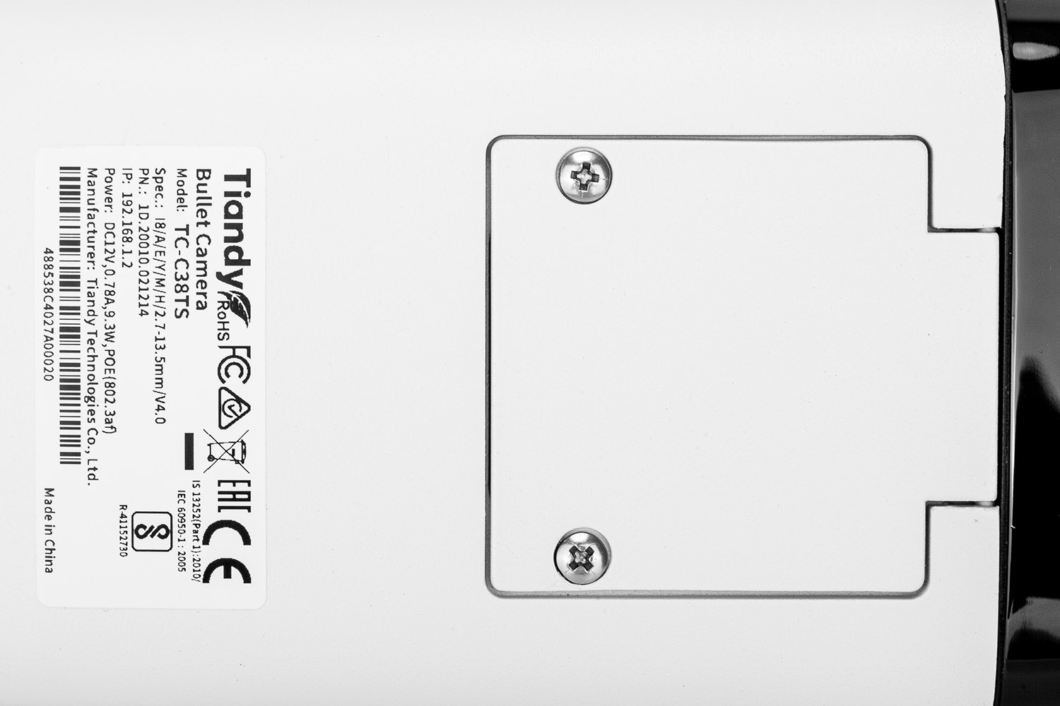 KAMERA IP TC-C38TS SPEC:I8/A/E/Y/M/H/2.7-13.5MM/V4.0 8 Mpx 2.7 ... 13.5 mm Motozoom TIANDY - obrazek 7