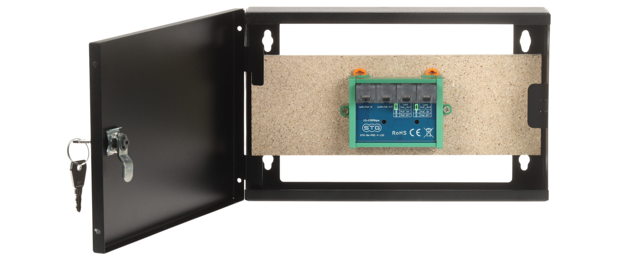 SWITCH POE, EXTENDER STG-SW-POE-4-120 4-PORTOWY STG - obrazek 5